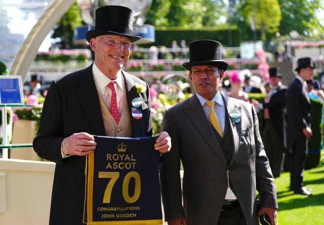 Ombudsman's win was John Gosden's 70th at Royal Ascot