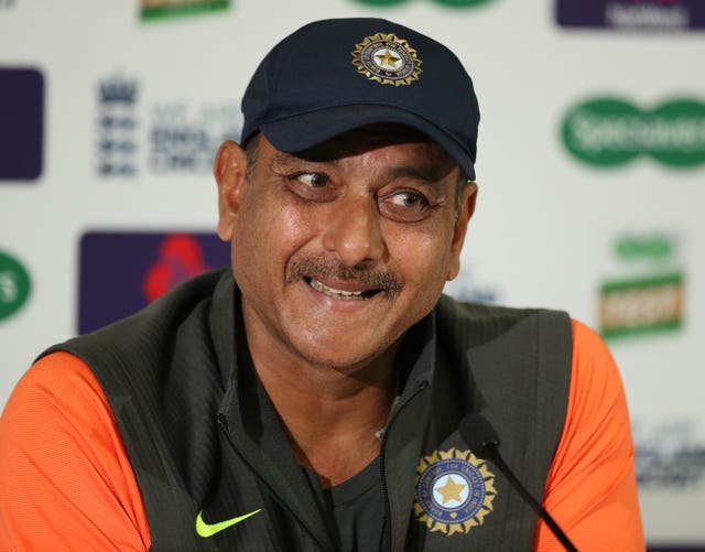 Ravi Shastri during his time as India coach at a press conference