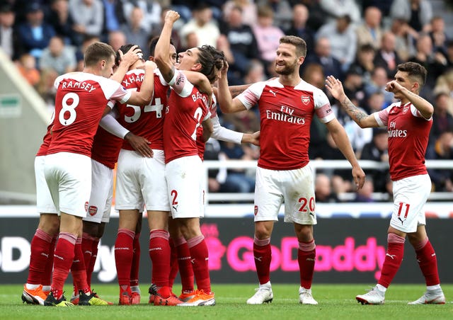 Mesut Ozil scored the winner when Arsenal won at Newcastle earlier in the season - the same result on Monday will take the Gunners third.