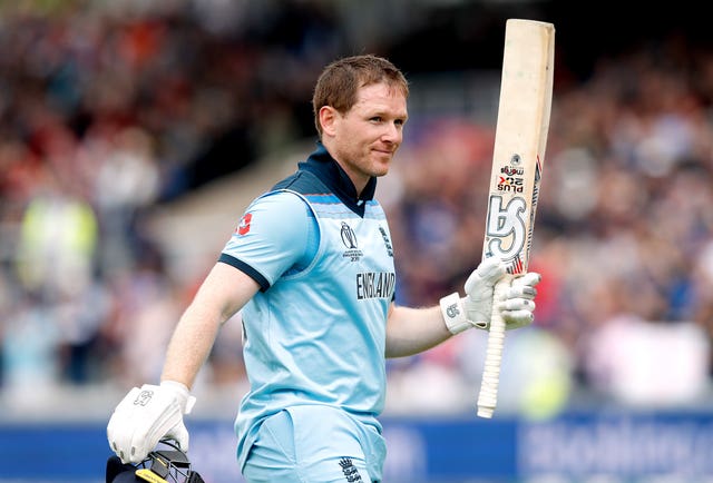 Morgan defied a troublesome back injury to make some key contributions with the bat in the World Cup (Martin Rickett/PA)