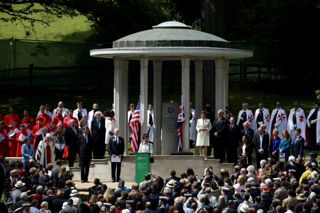 The 800th Anniversary of Magna Carta 'put Runnymede on a world stage', the National Trust said (Steve Parsons/PA)