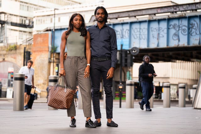 Bianca Williams and Ricardo Dos Santos.