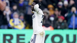 Leeds’ Wilfried Gnonto reacts to a missed chance (Danny Lawson/PA)