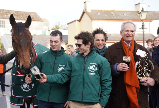 Robert Waley-Cohen (right) with Noble Yeats 