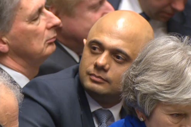 Home Secretary Sajid Javid (PA)