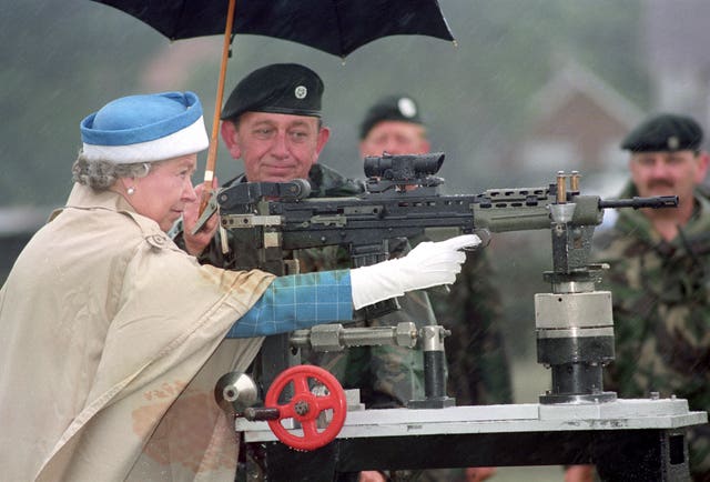 THE QUEEN AT BISLEY