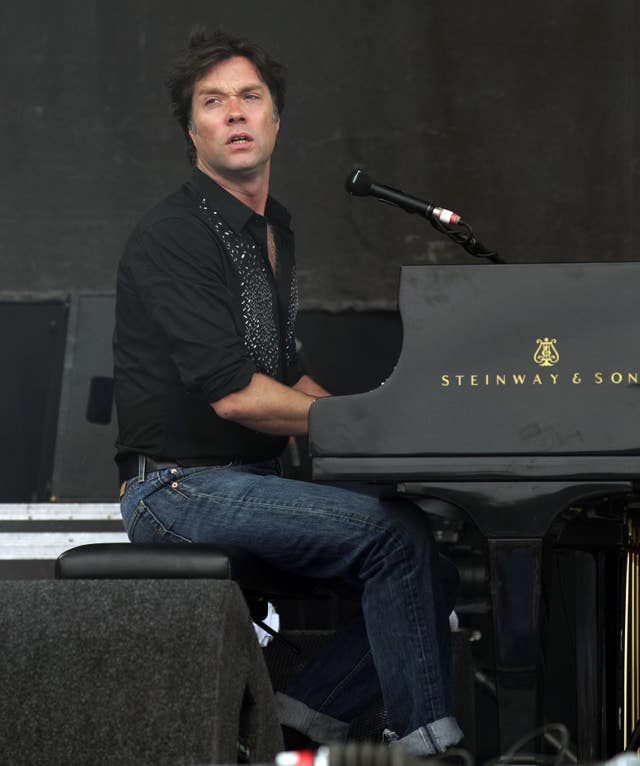 Rufus Wainwright performing at Glastonbury (Yui Mok/PA)