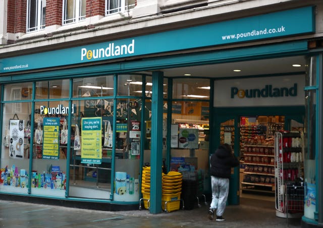 A Poundland store