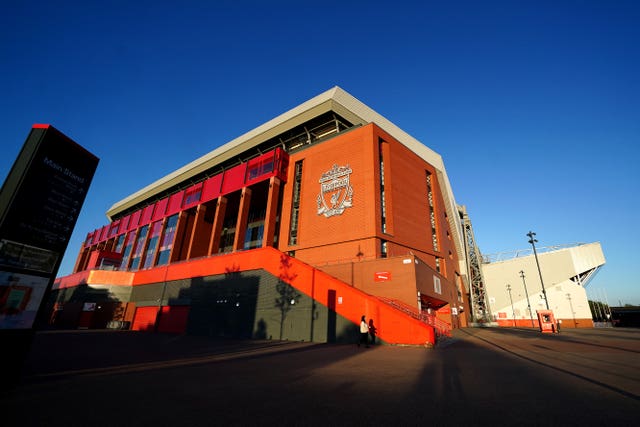 General view from outside Anfield