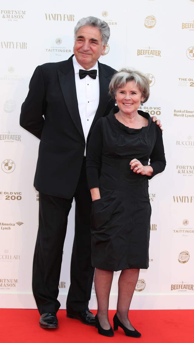 Jim Carter and Imelda Staunton