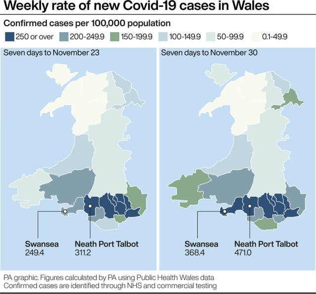 HEALTH Coronavirus Wales Cases