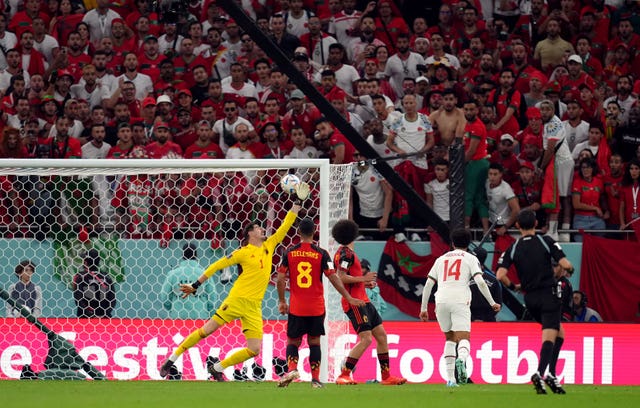 Zakaria Aboukhlal score for Morocco against Belgium