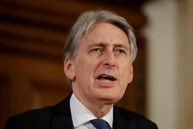 Chancellor Philip Hammond has faced a backlash over his Brexit comments (Matt Dunham/PA)