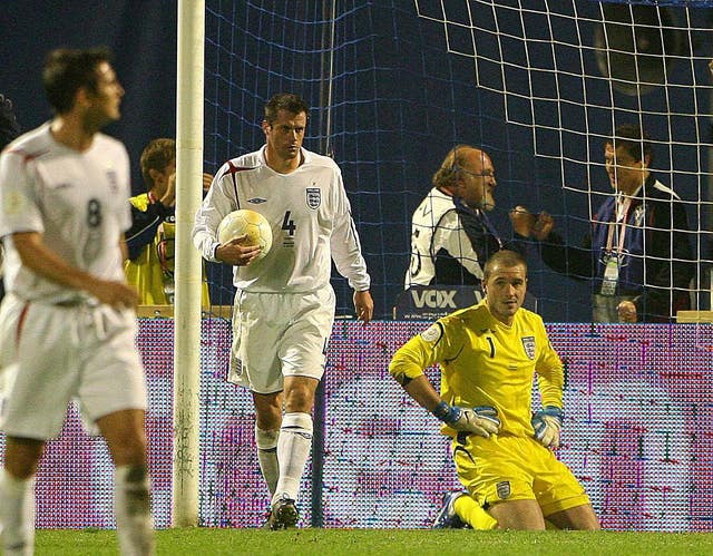 Paul Robinson's mistake helped Croatia to victory 