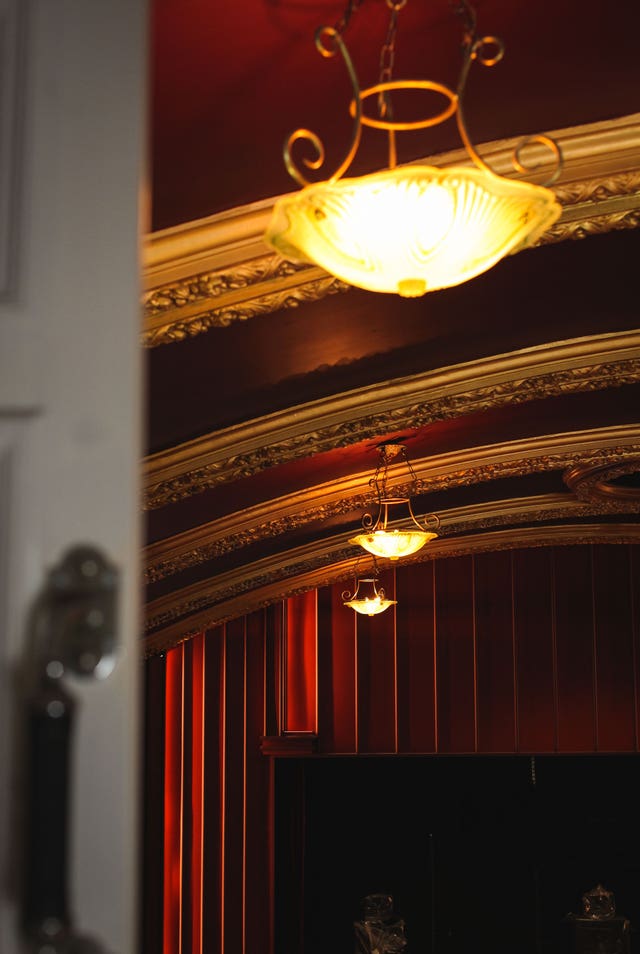 Lamps following refurbishment work at the picture house