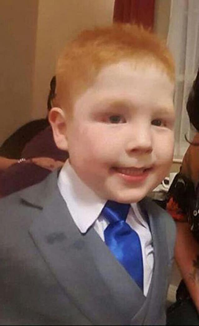 Kayden died after being swept away in the fast-flowing River Braid