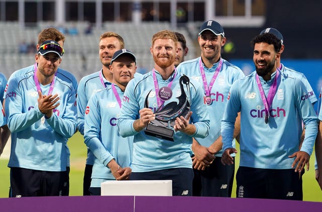 Ben Stokes captained England to a one-day series victory over Pakistan in the summer (Martin Rickett/PA)