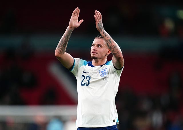 Kalvin Phillips has been on international duty with England
