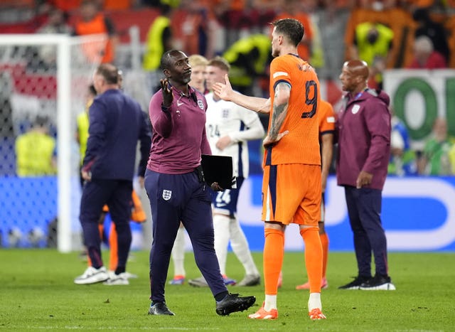 Former Netherlands international Jimmy Floyd Hasselbaink helped England beat him homeland in the semi-finals