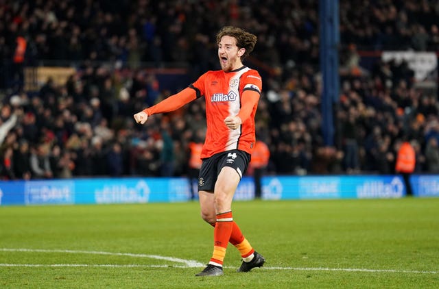 Tom Lockyer captained Luton in the Premier League 