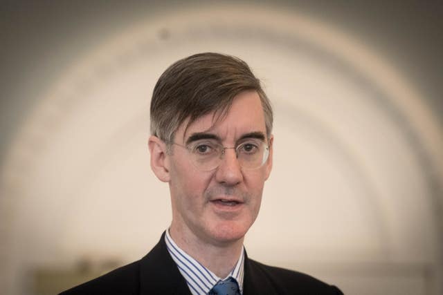 Tory backbench Brexiteer Jacob Rees-Mogg delivered a scathing verdict on the plan (Stefan Rousseau/PA)