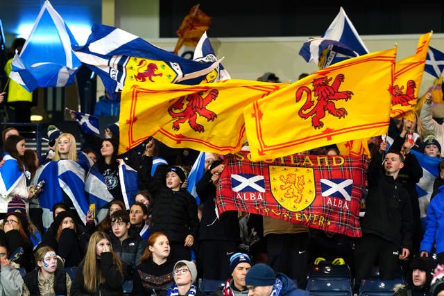 Scotland fans will be stocking up on supplies (Jane Barlow/PA)
