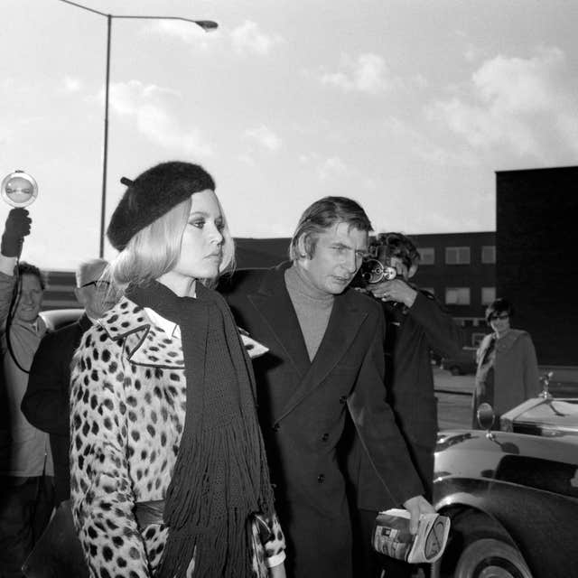 Brigitte Bardot and Gunther Sachs – Heathrow Airport – London