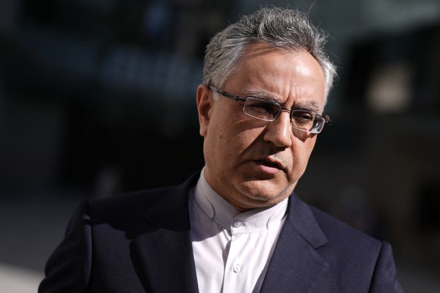 Iranian ambassador to the UK Seyed Ali Mousavi