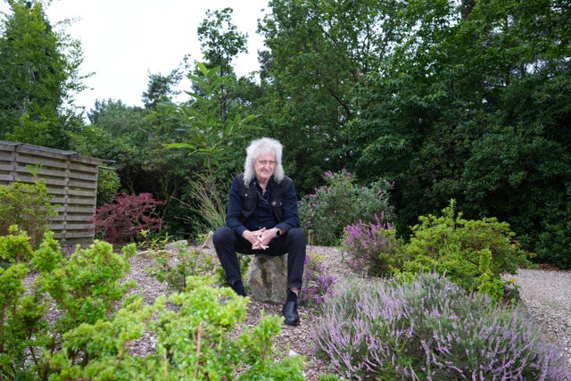 Sir Brian May at Harper Asprey Wildlife Rescue and Save Me Trust in Surrey