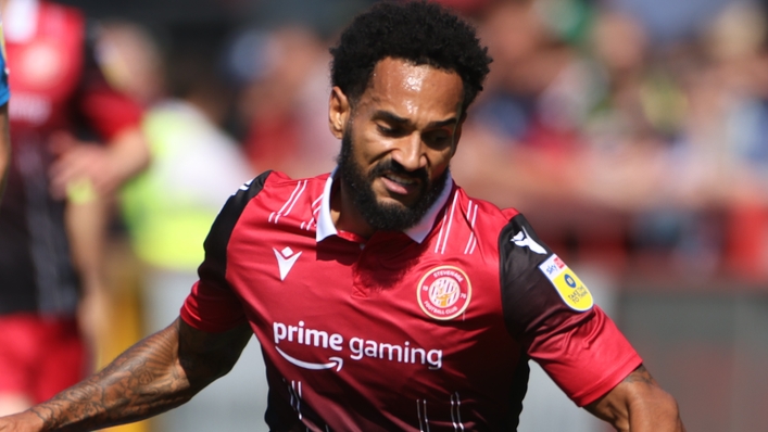 Jordan Roberts netted in each half for Stevenage (James Manning/PA)