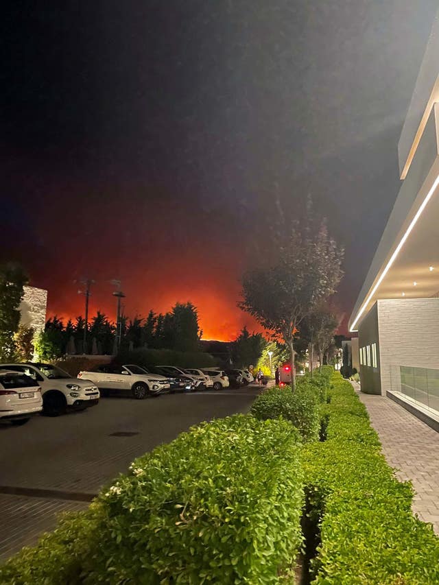 Greece wildfires