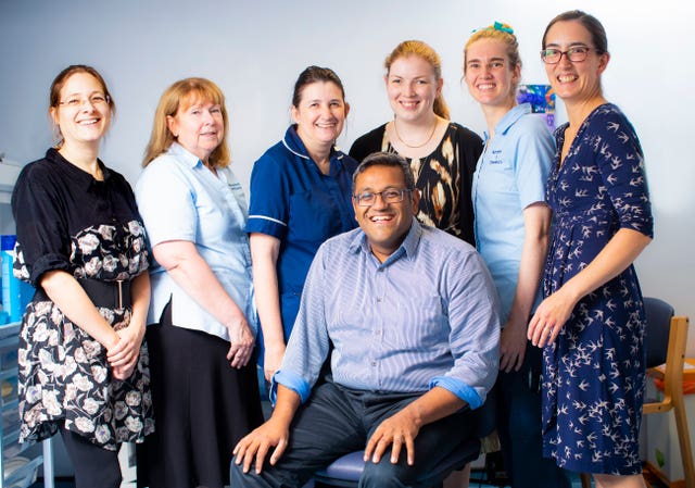 The head and neck team from William Harvey Hospital in Kent