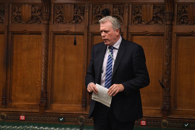 James Sunderland MP said the Government had shown 'weakness' over its handling of the sleaze row