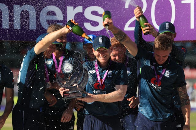 England have risen to the top of the one-day international rankings (Mike Egerton/PA)