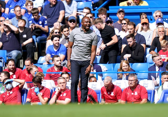 Patrick Vieira endured a difficult start with Crystal Palace