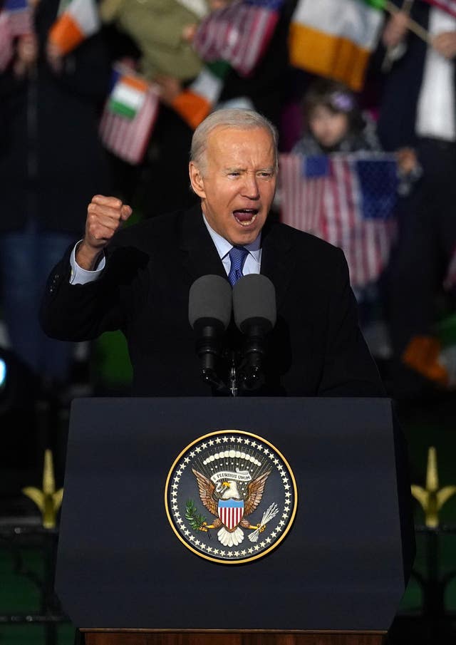 President Biden visit to the island of Ireland