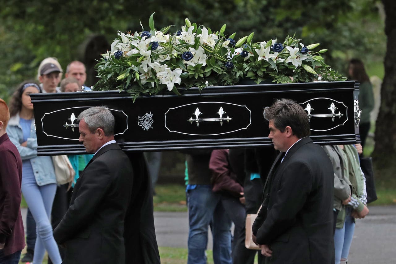 Lucy McHugh funeral. 