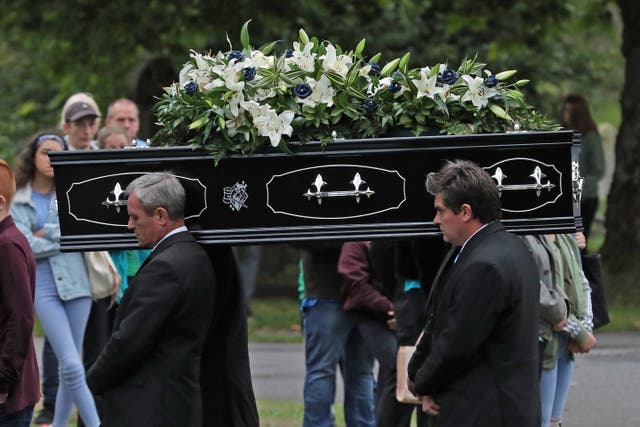 Lucy McHugh funeral