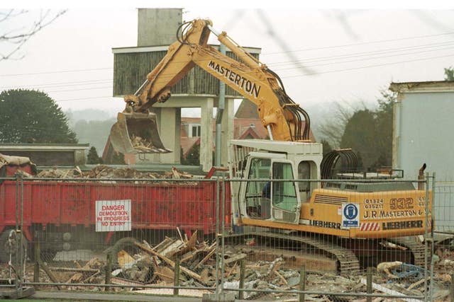 Dunblane Gym Demolition 3