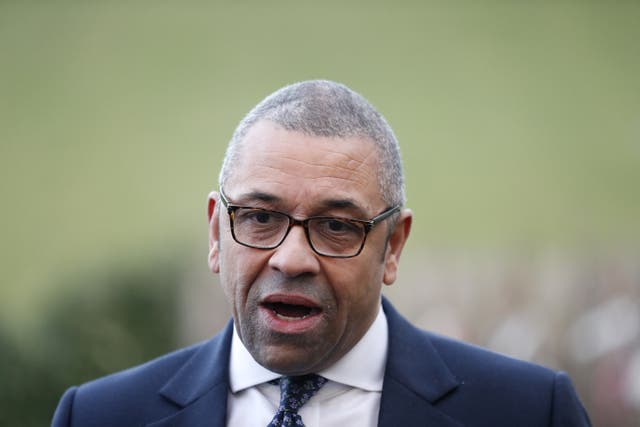 Foreign Secretary James Cleverly 