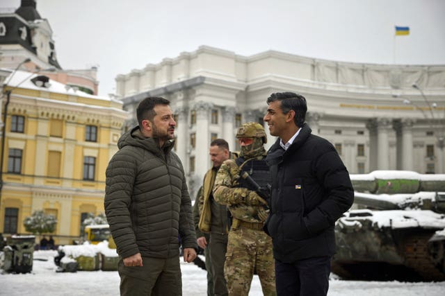 Rishi Sunak visit to Kyiv