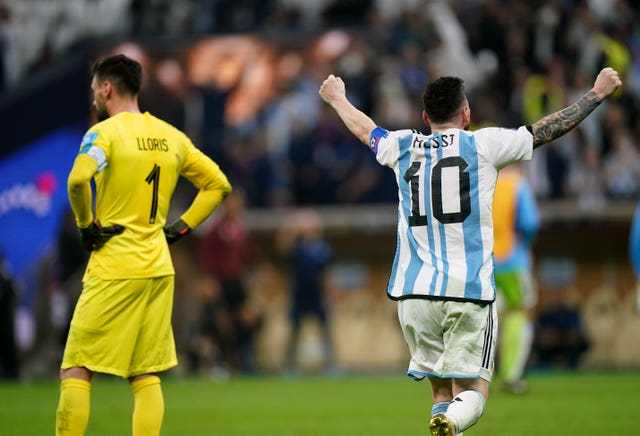 Messi looked to have won it for Argentina in extra time