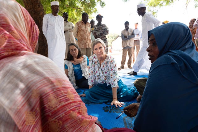 Sophie, Duchess of Edinburgh visited Chad in October where she met refugees crossing the border from Sudan to escape the civil war 