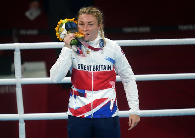 Lauren Price reigned supreme in the women's middleweight category (Adam Davy/PA)