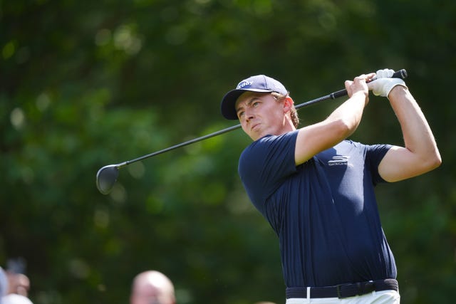 Matt Fitzpatrick tees off