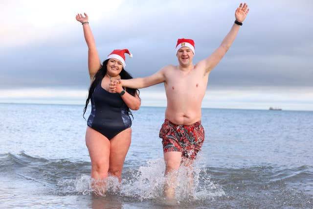 Christmas Eve swim – Helen’s Bay