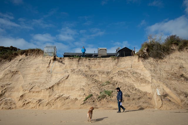 Former soldier Lance Martin, 63, stands in the back garden of his home in Hemsby, Norfolk