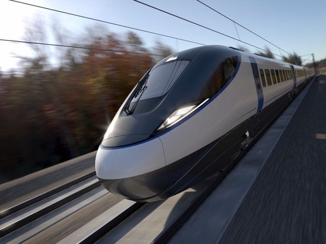 Proposed HS2 train