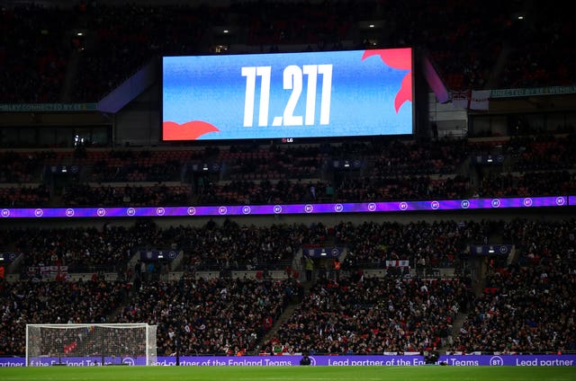 It is not known when fans will be allowed back en masse to watch England at Wembley 