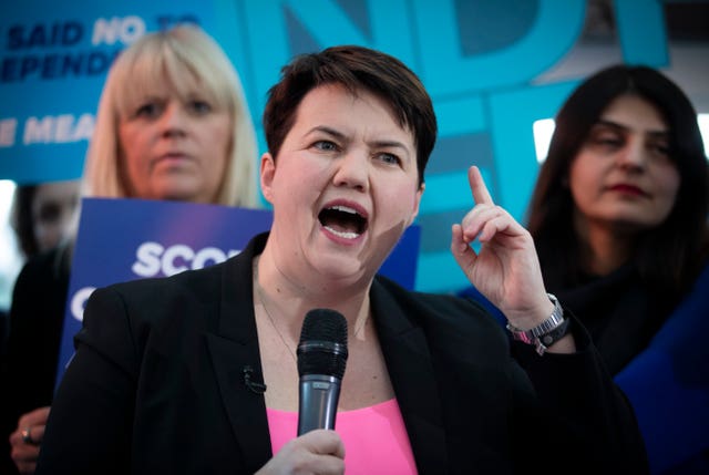 Former leader of the Scottish Conservatives Ruth Davidson
